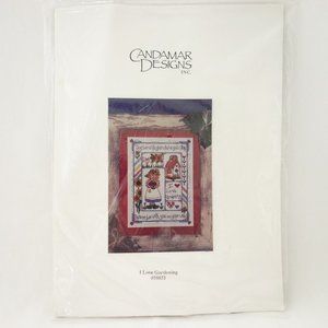 Candamar Designs I Love Gardening # 50851 Cross‎ Stitch Kit